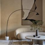 Floor Lamp Arc in Marble